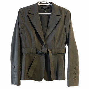 LARRY Levine front tie blazer size 6